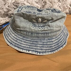NWT Adidas Denim Bucket Hat Streetwear OSFA UNISEX